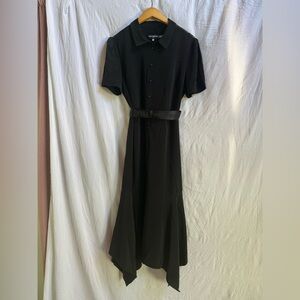 Karl Lagerfeld Black Midi Dress